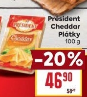 Sýr Cheddar Président