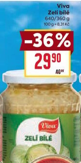Zelí bílé sterilované Viva