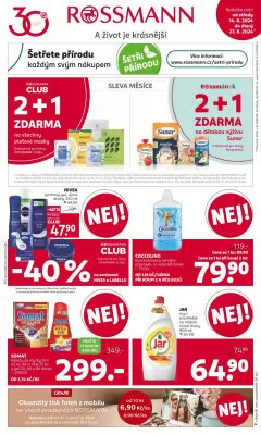 akční leták ROSSMANN drogerie 14.8.2024-27.8.2024