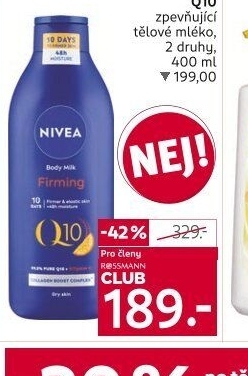 Mléko tělové Q10 Nivea