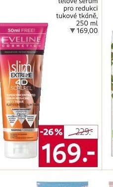 Sérum pro redukci tukové tkáně Scalpel Slim Extreme 4D Eveline
