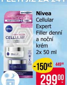 Balení krém denní a noční Cellular Expert Filler Nivea