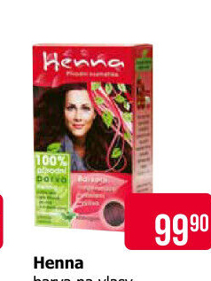 Barva na vlasy Henna