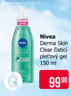 Čisticí pleťový gel Derma Skin Clear Nivea