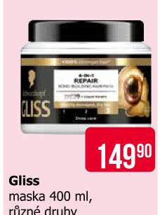 Maska na vlasy Gliss Schwarzkopf
