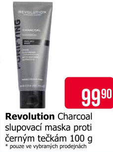Pleťová maska s aktivním uhlím Makeup Revolution