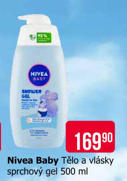 Šampon dětský na tělo a vlásky Nivea Baby