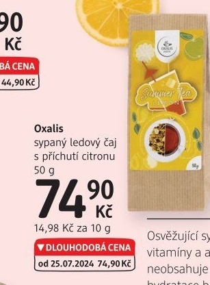 Čaj sypaný ledový Oxalis