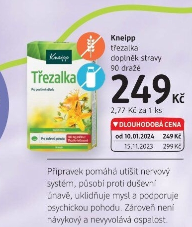 Doplněk stravy Třezalka Kneipp