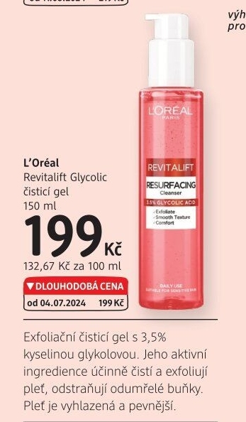 Gel čisticí Revitalift L'