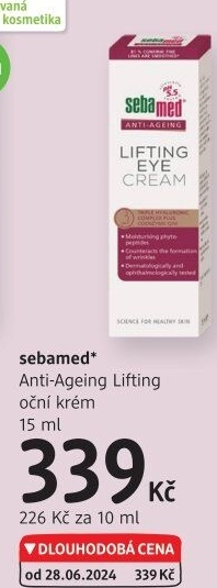 Oční krém Anti Ageing Lifting Sebamed