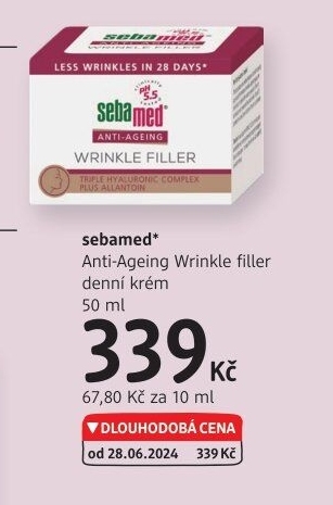 Pleťový krém Anti Ageing Wrinkle Filler Sebamed