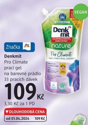 Prací gel Pro Climate Denkmit
