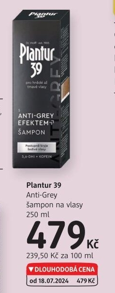 Šampon Anti-Grey 39 Plantur