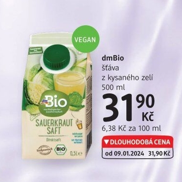 Šťáva z kysaného zelí dm Bio