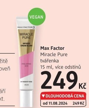 Tvářenka krémová Miracle Pure Max Factor