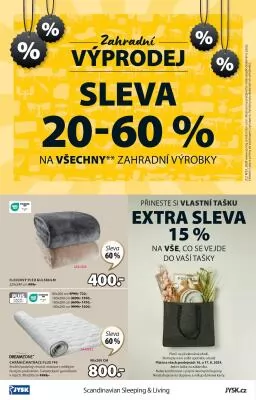 akční leták Jysk 14.8.2024-17.9.2024