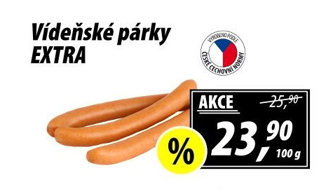 Párky vídeňské extra