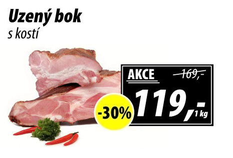 Uzený bok s kostí