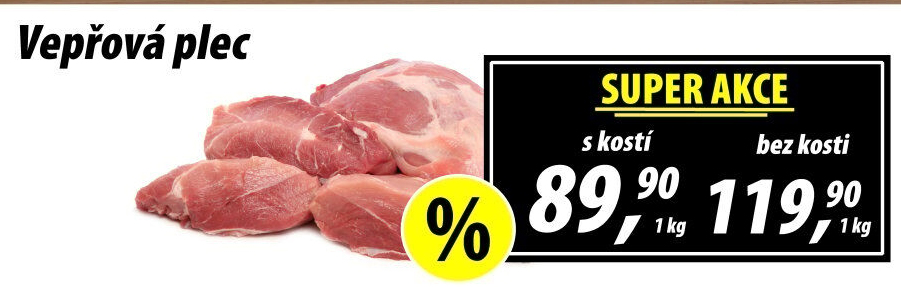 Vepřová plec s kostí