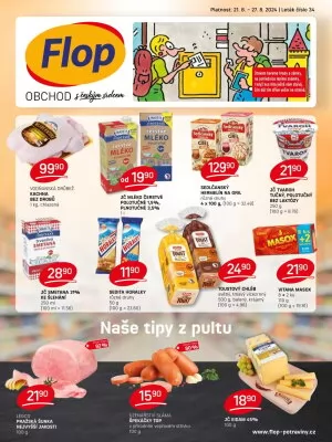 akční leták FLOP 21.8.2024-27.8.2024