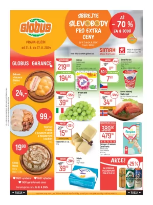 akční leták Globus 21.8.2024-27.8.2024