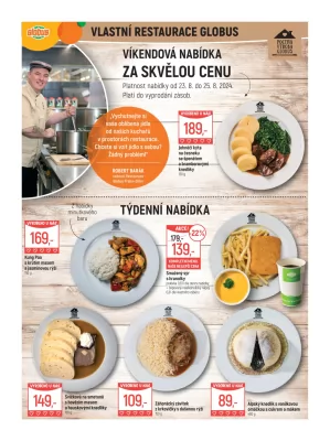 akční leták Globus 21.8.2024-27.8.2024