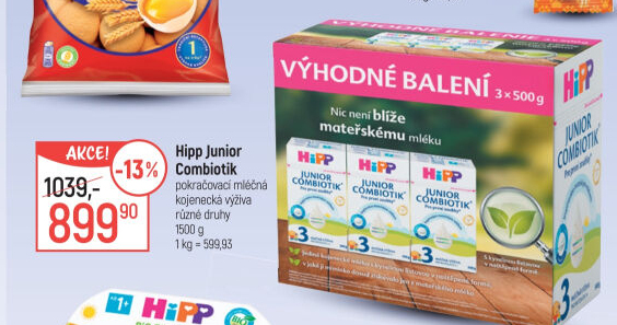 Kojenecká výživa Junior Combiotik HiPP