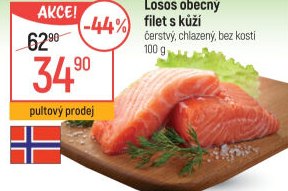 Losos obecný filety