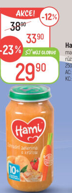 Příkrm masozeleninový Hami