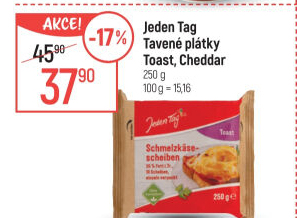 Sýr tavený plátky Jeden Tag