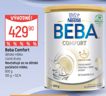 Výživa mléčná Comfort Beba Nestlé