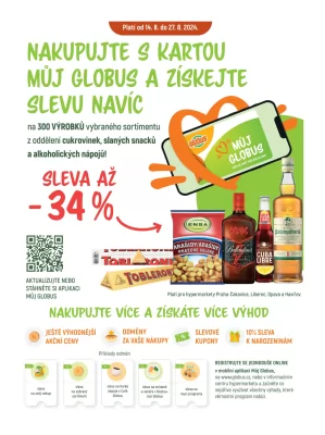 akční leták Globus 21.8.2024-27.8.2024