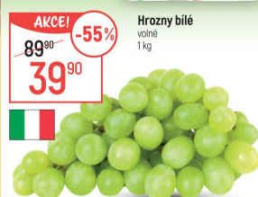 Hrozny bílé