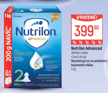 Kojenecká výživa Nutrilon Advanced