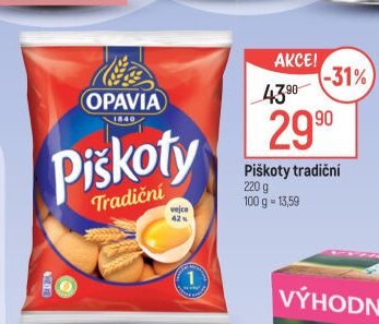 Piškoty Opavia