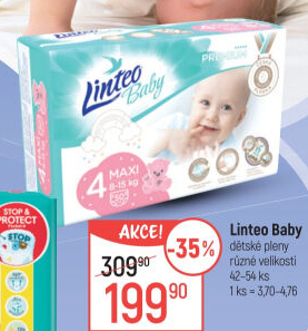 Pleny dětské Linteo Baby