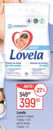 Prací prášek Lovela Baby