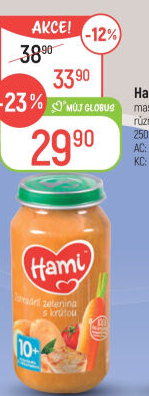 Příkrm masozeleninový Hami