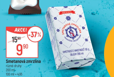 Smetanová zmrzlina J.A.D. Food