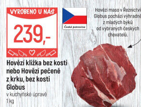 Hovězí kližka bez kosti Globus