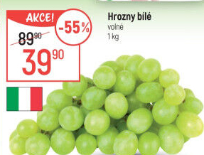 Hrozny bílé