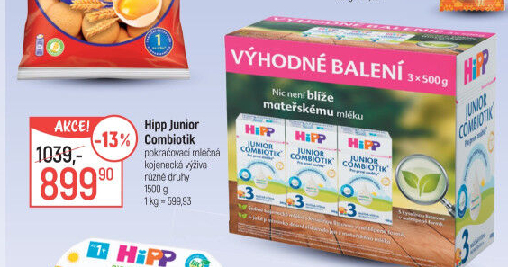 Kojenecká výživa Junior Combiotik HiPP