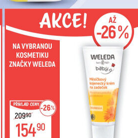 Krém na opruzeniny měsíčkový kojenecký Baby Weleda