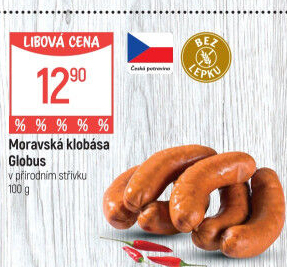 Moravská klobása Globus
