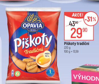 Piškoty Opavia