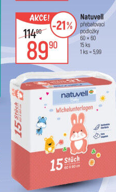 Podložky přebalovací Natuvell