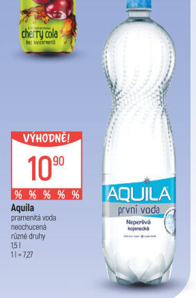 Přírodní voda Aquila Aqualinea