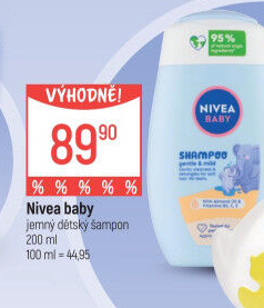 Šampon dětský jemný Baby Nivea