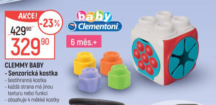 Senzorická kostka Clemmy Baby Clementoni